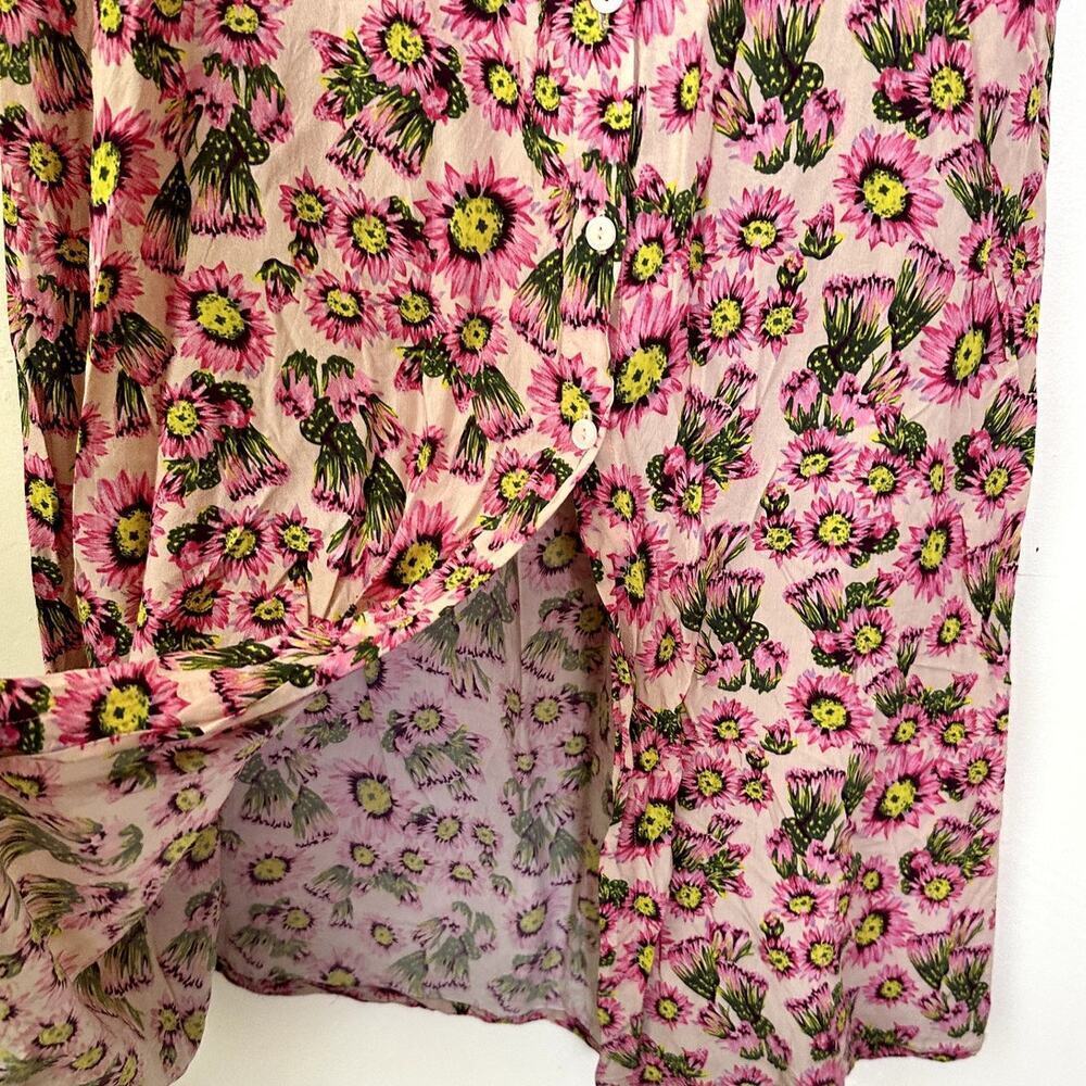 Tori Praver Cactus Flower Orchid skirt Size 2 - Picture 9 of 11